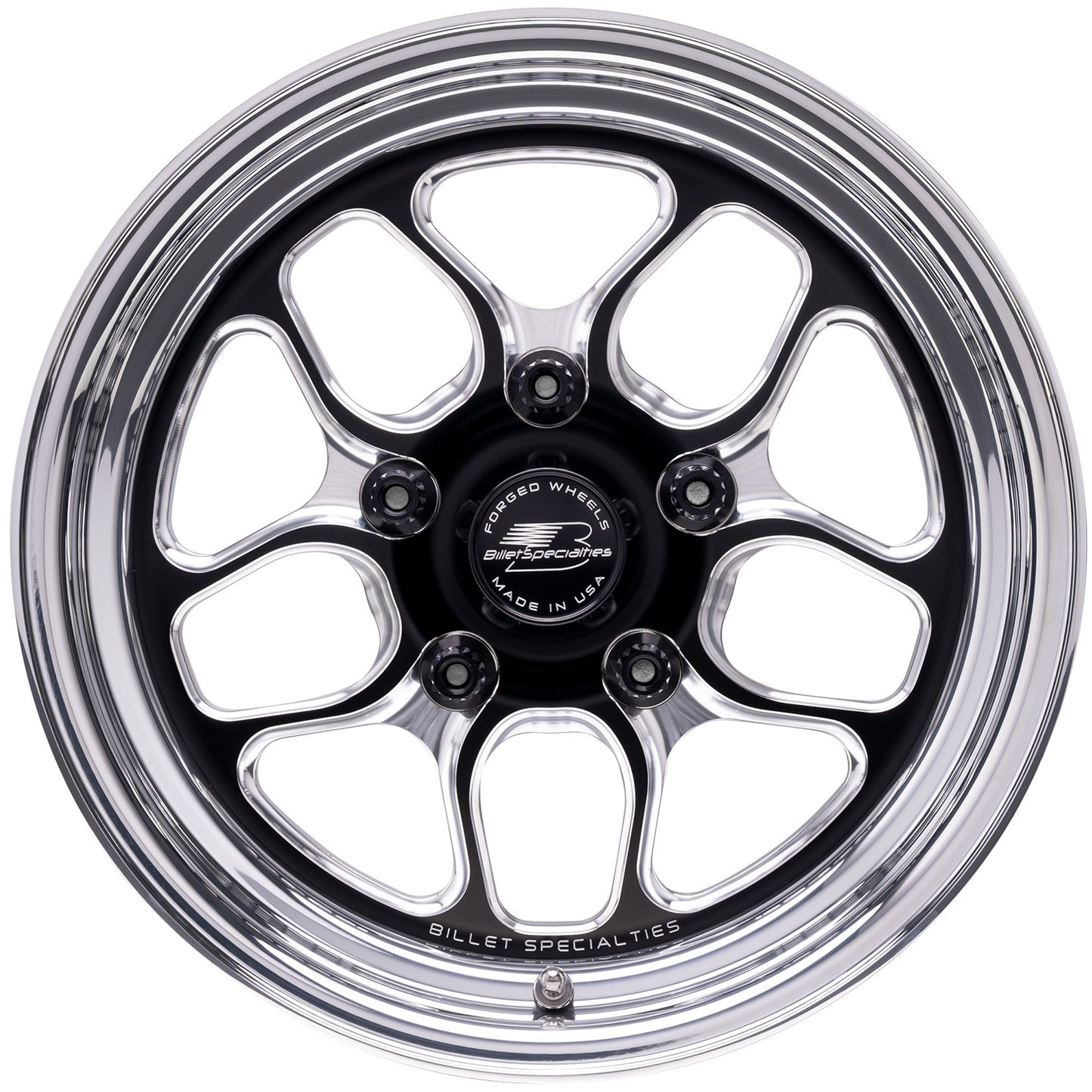Win Lite Wheel Black 15x4 2.25 Backspace