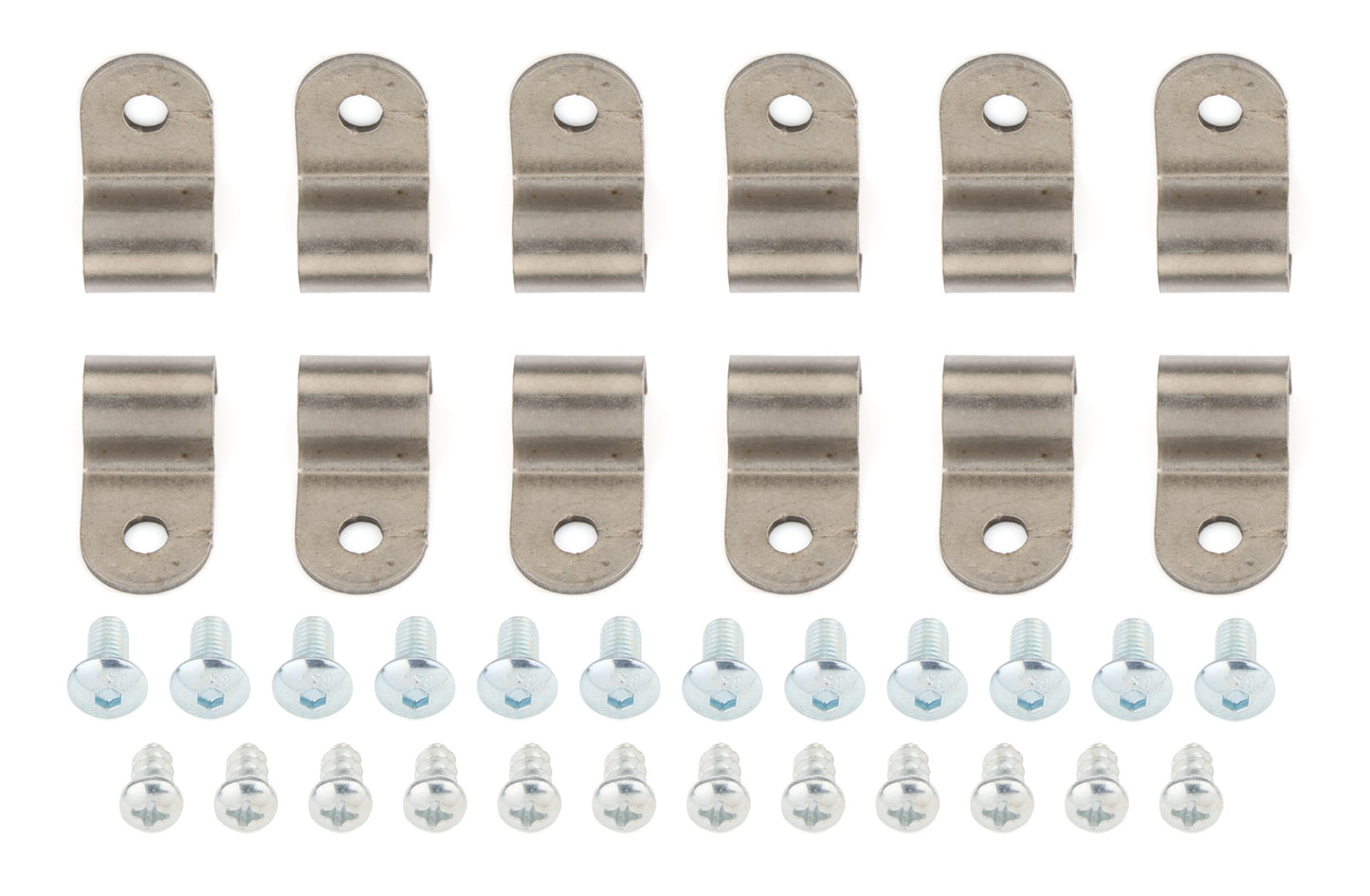 3/8in Stainless Steel Single Line Clamps 12Pk