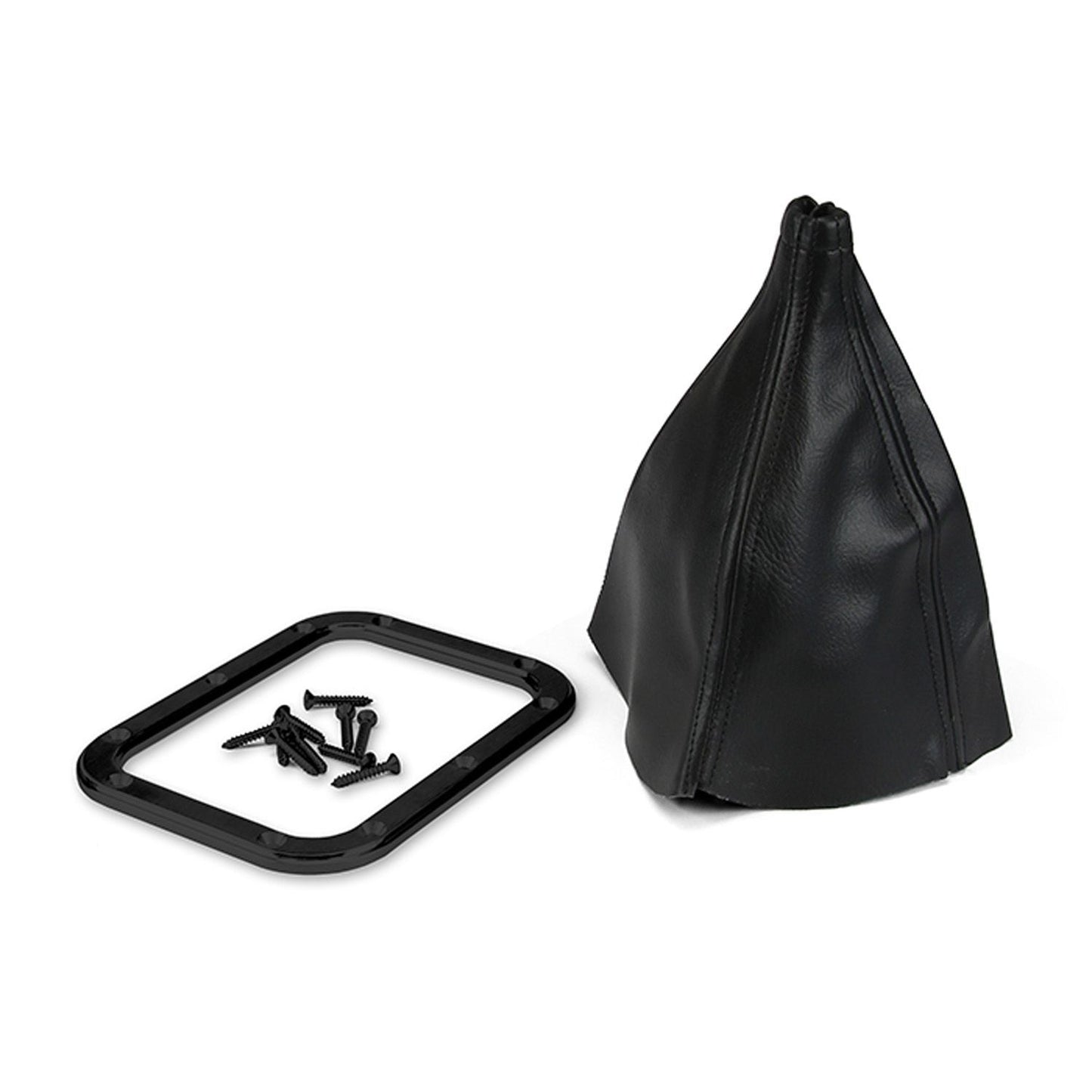 Blk Billet Rectangular Floor Mount Shifter Boot