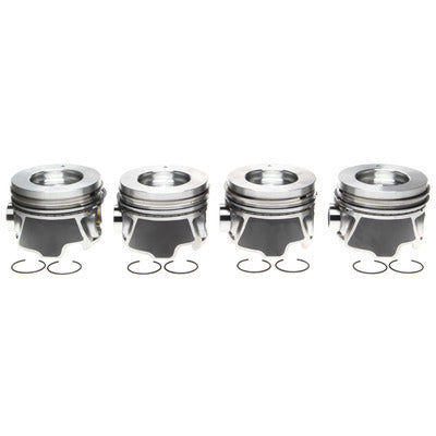 Piston Set w/Rings 4pk GM 6.6L Duramax RH