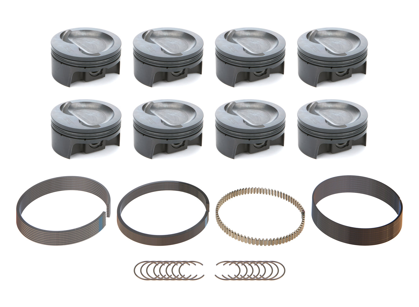 SBF Dish Powerpak Piston Set 4.125 Bore -26cc