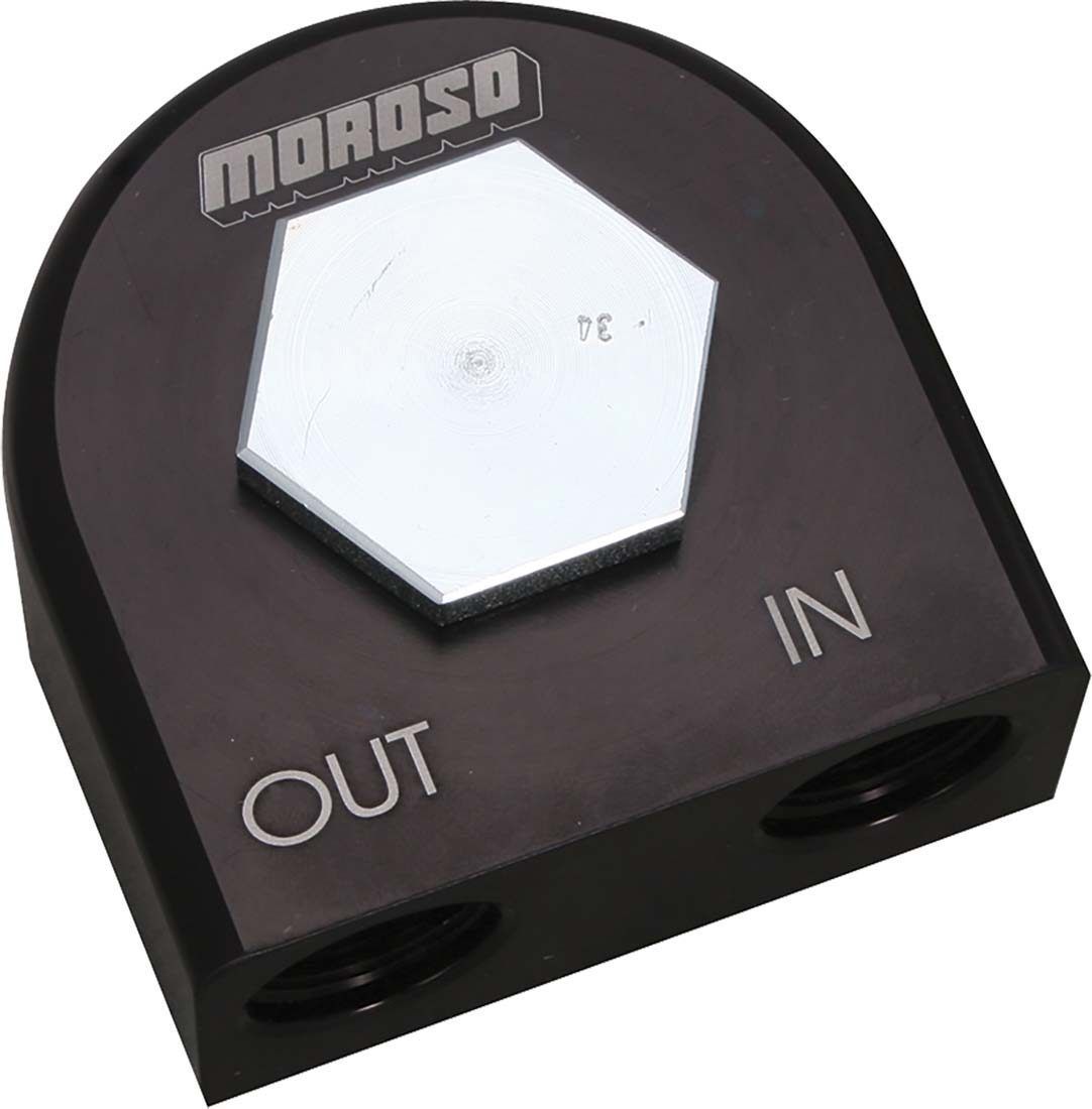 Oil Filter Adapter 90-Deg Remote 13/16-16