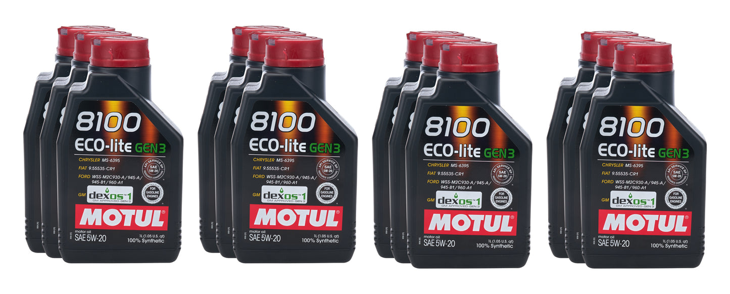 8100 Eco-Lite Gen3 5w20 Case 12X1L