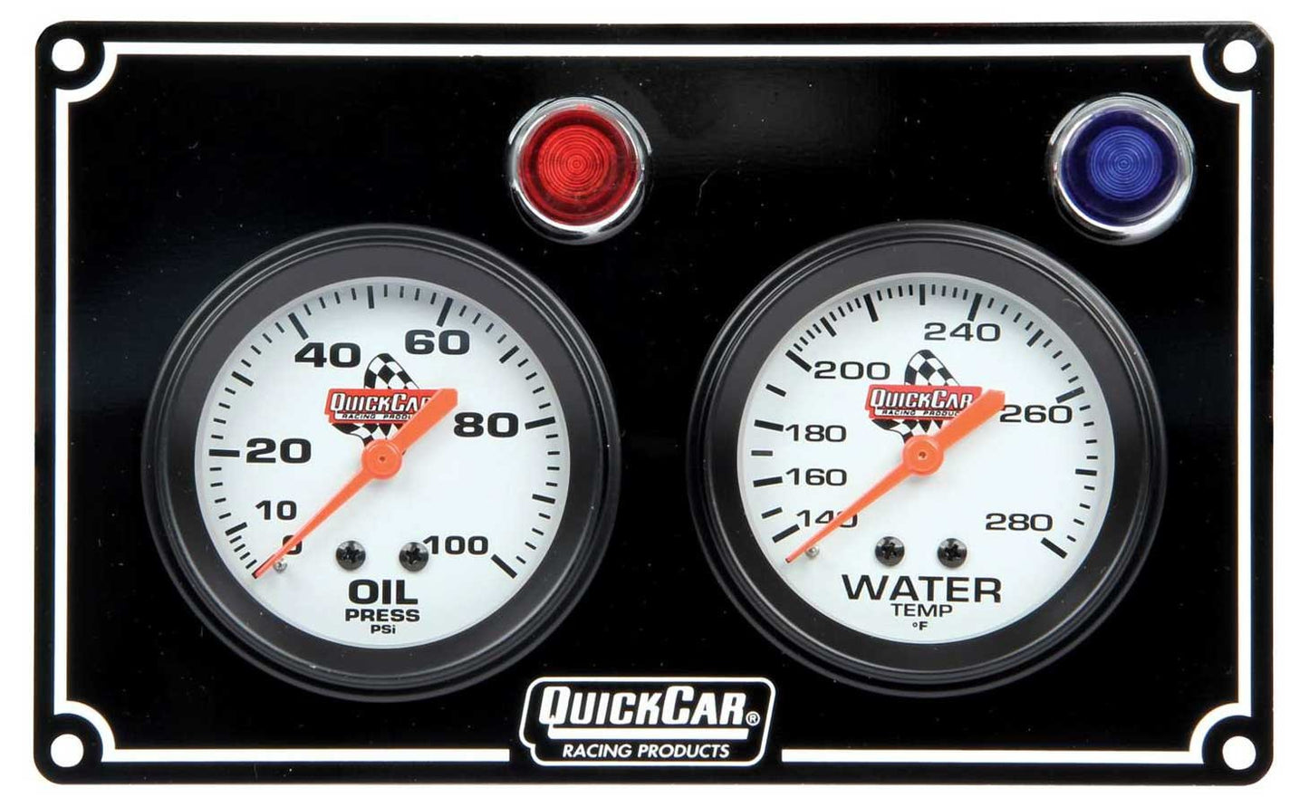 2 Gauge Panel OP/WT Black