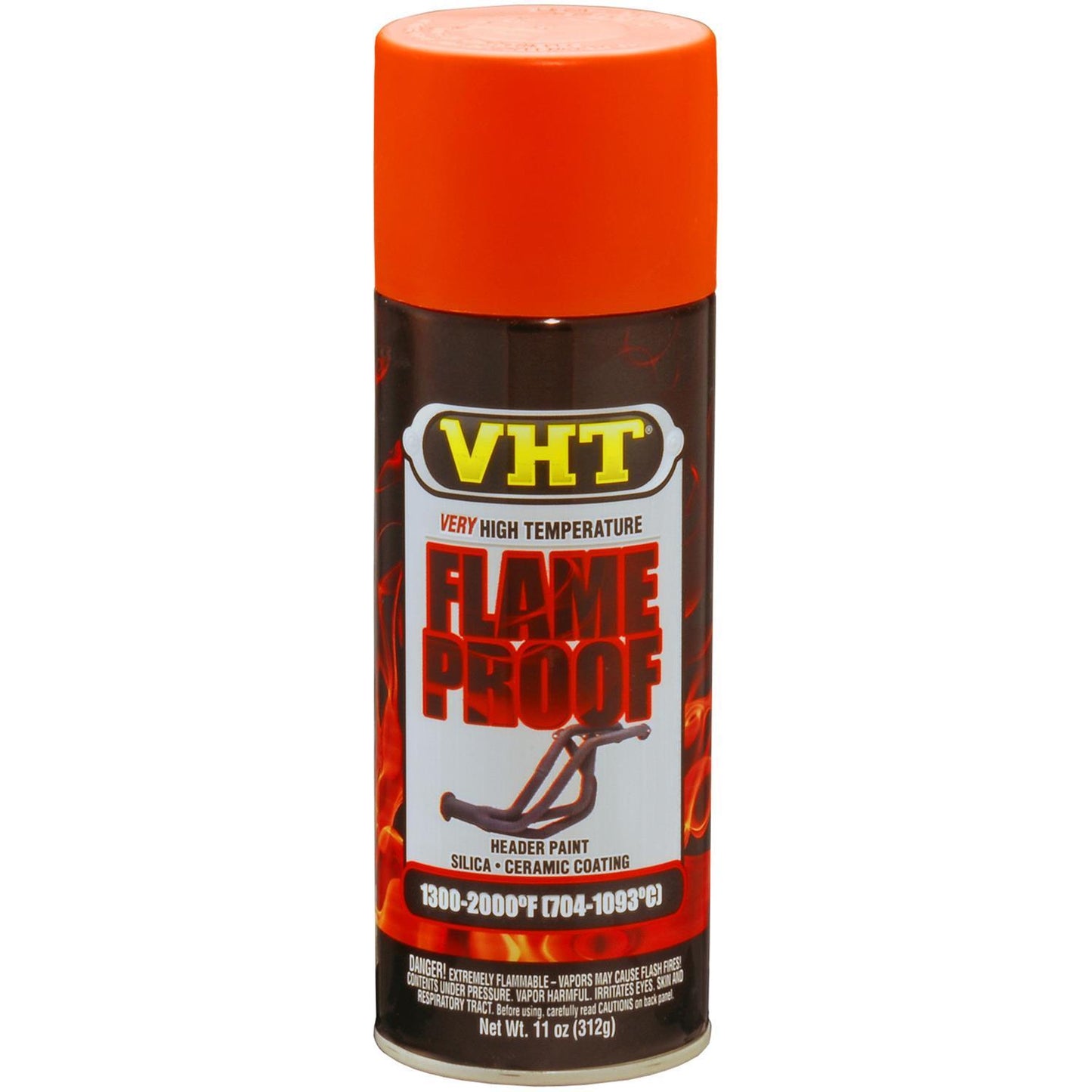 Flat Orange Hdr. Paint Flame Proof