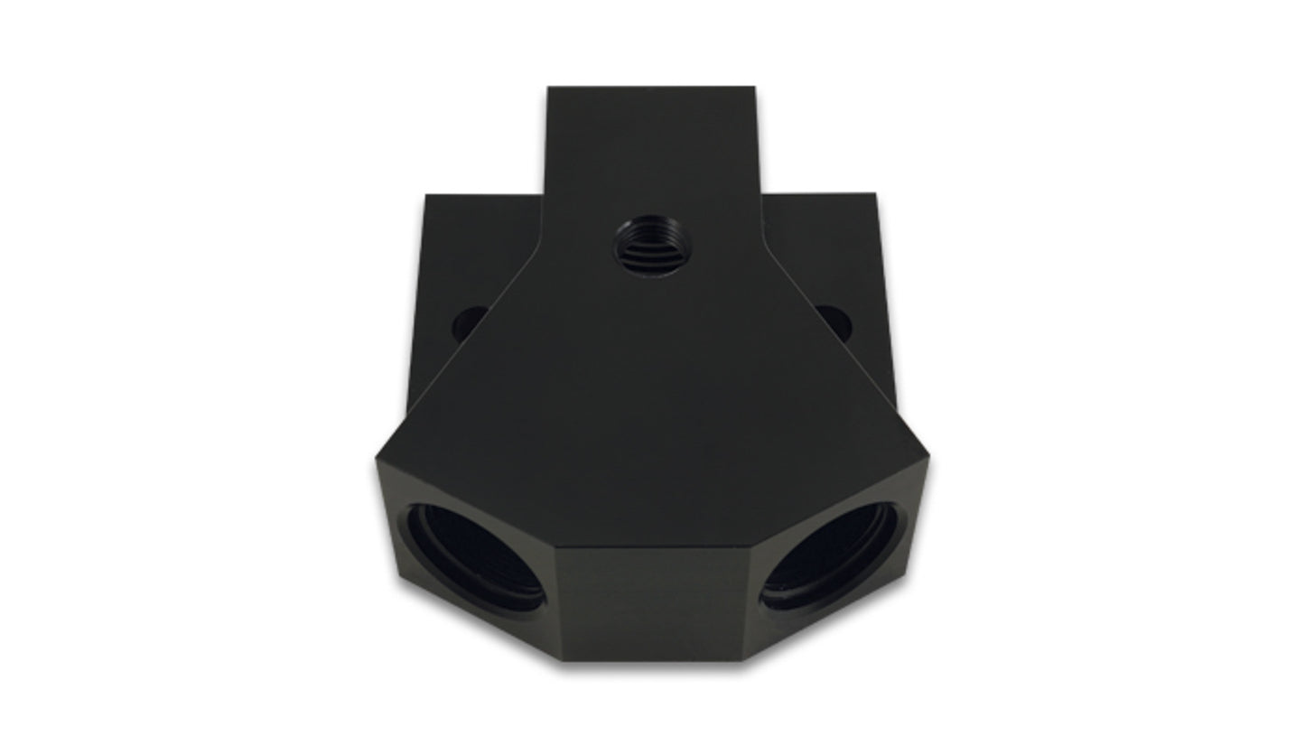 Fuel Distribution Block Y-Block Female -8 AN