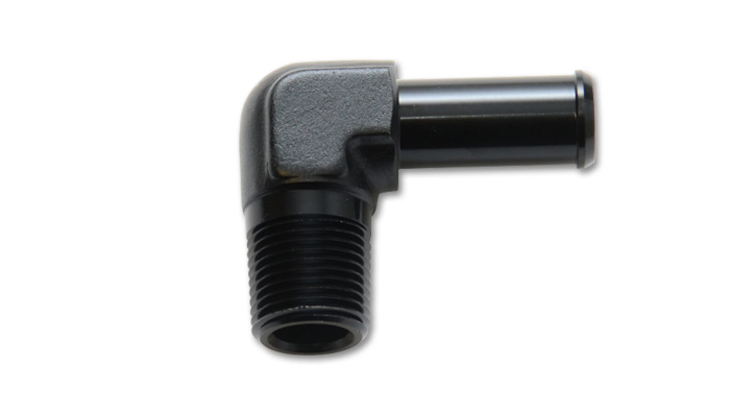 Male NPT to Hose Barb Adapter 90 Degree;