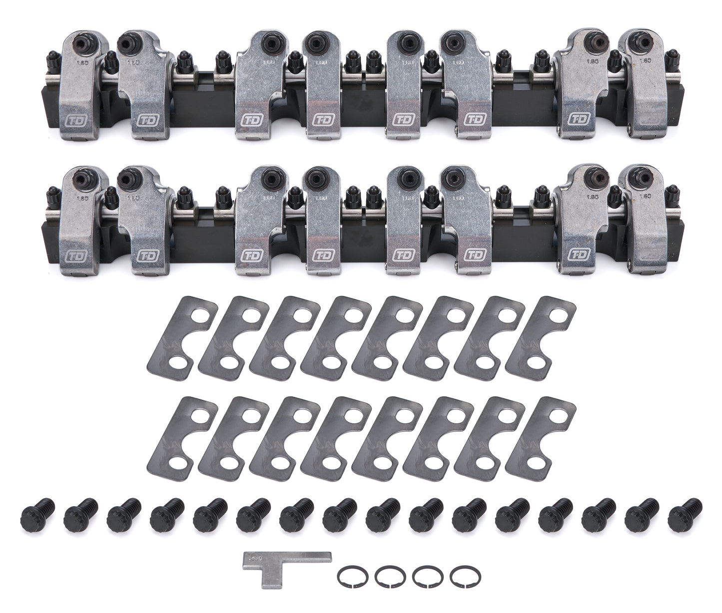 SBC Shaft Rocker System w/Brodix 18c/18 Clone