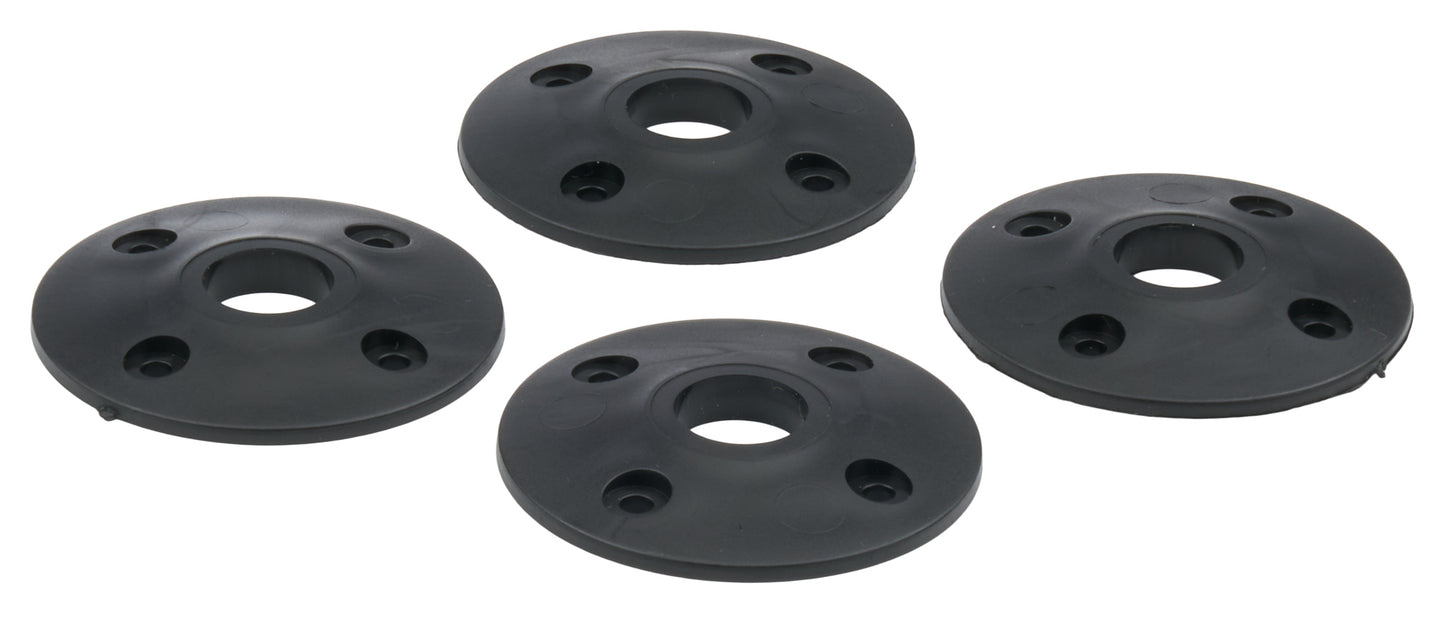 Scuff Plate Plastic Black 4pk