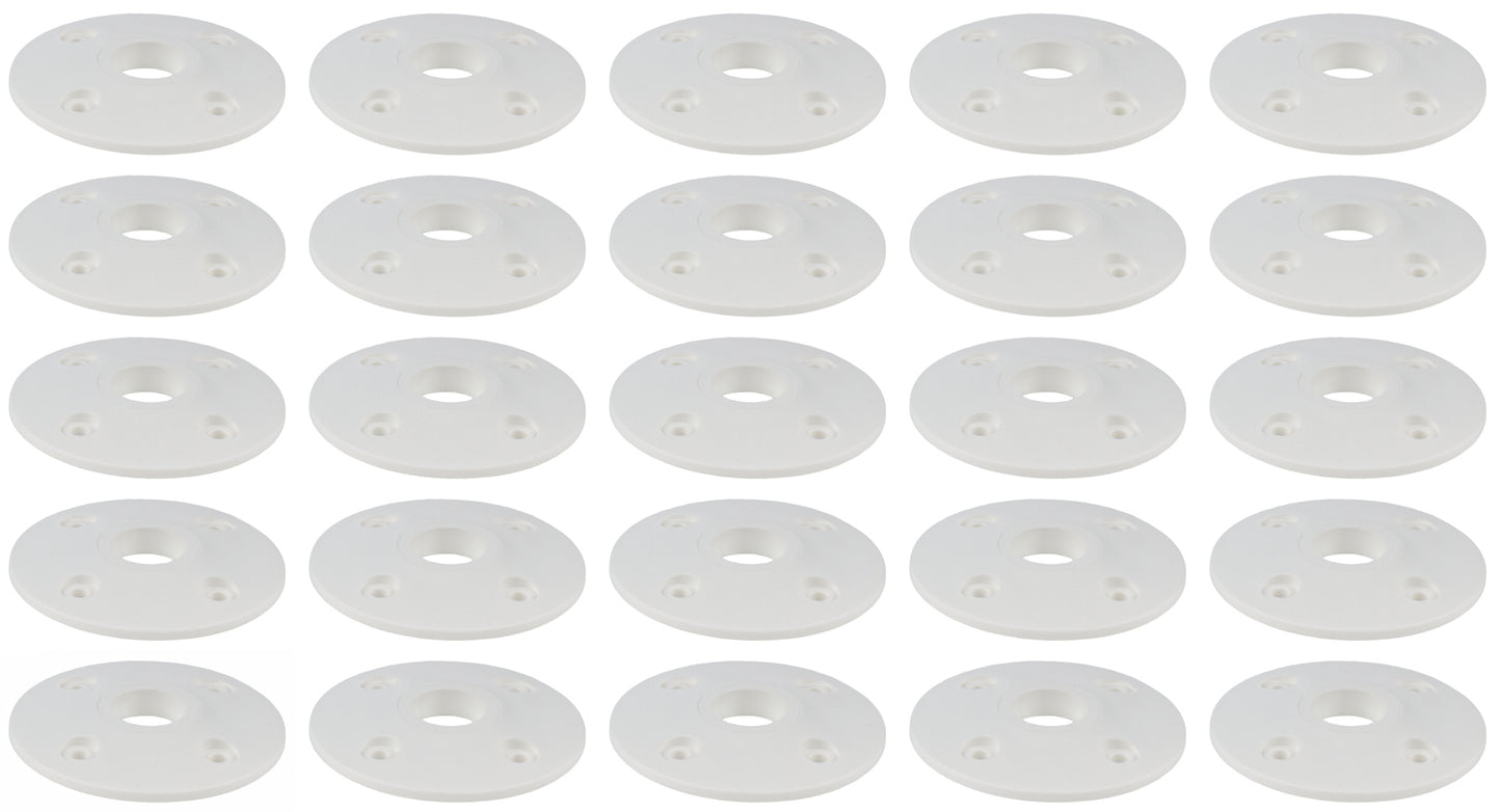Scuff Plate Plastic White 25pk