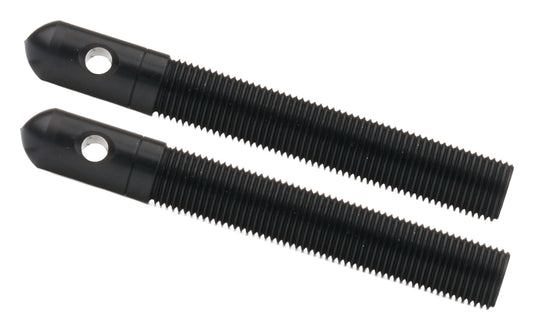 Alum Hood Pins 1/2in w/ 3/16in Hole 2pk Black