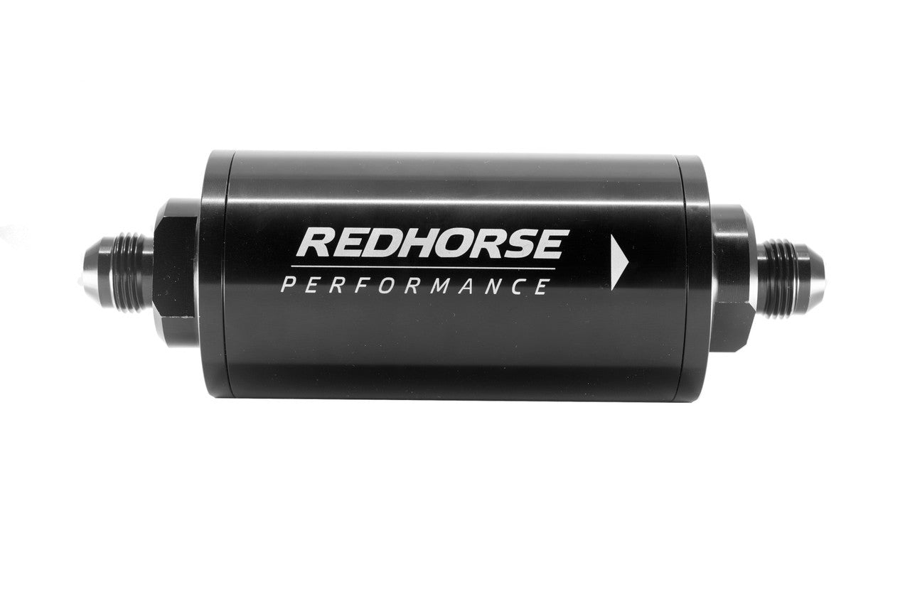 8AN Fuel Filter Black