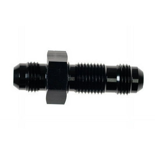 3AN Bulkhead Adapter Black Male Male Straight