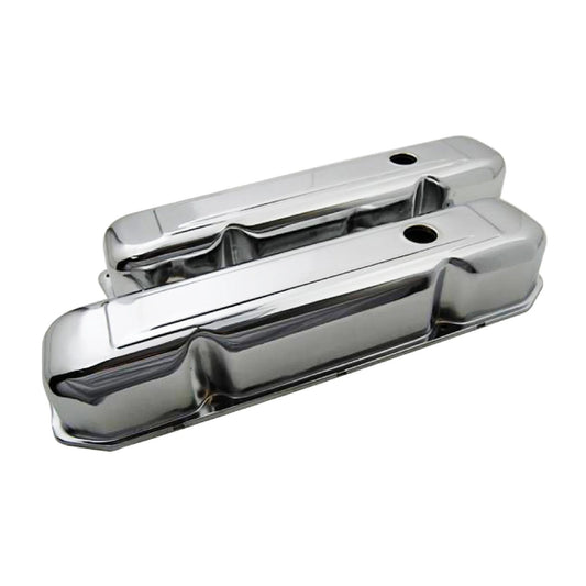 Chrome Steel Chrysler 383-440 Short Valve Covr