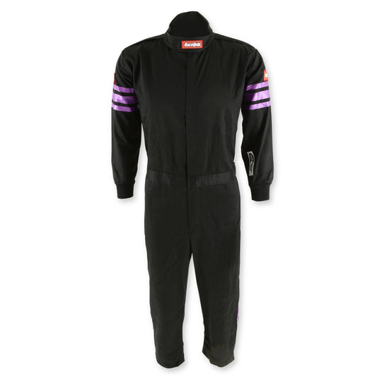Black Suit Single Layer Kids XX-Small Purple Tri